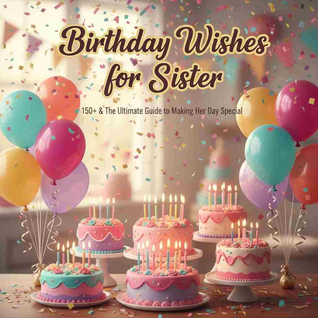 150+ Best Birthday Wishes for Sister: Funny, Heartfelt & Short Quotes