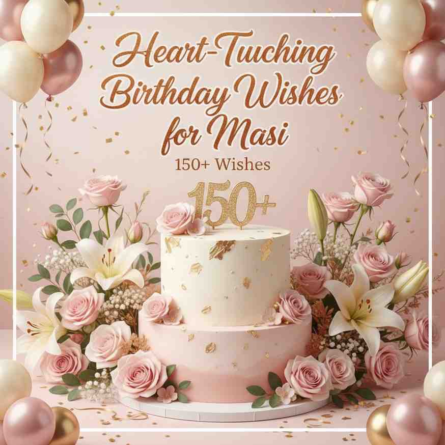150+ Birthday Wishes for Masi: Quotes, Images & Status Ideas