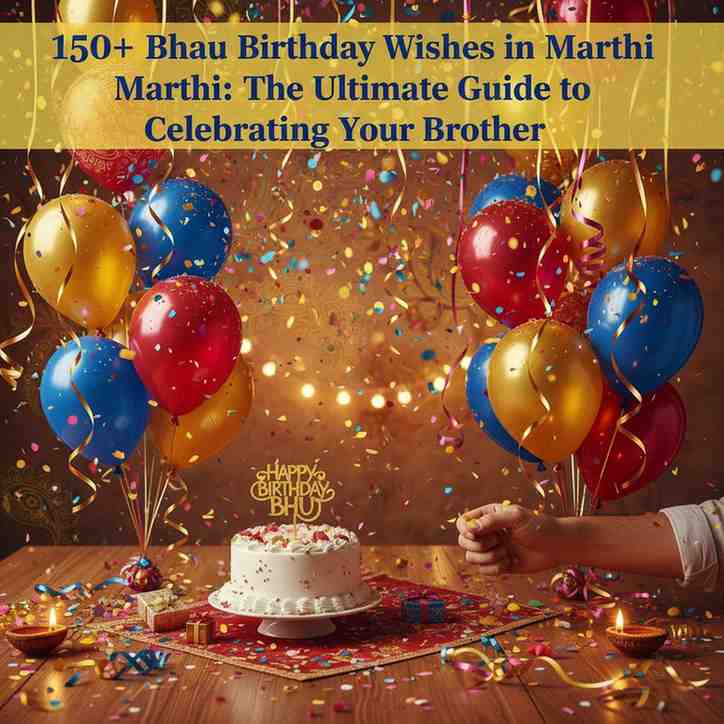 Bhau Birthday Wishes in Marathi: 150+ Status, Quotes & Messages