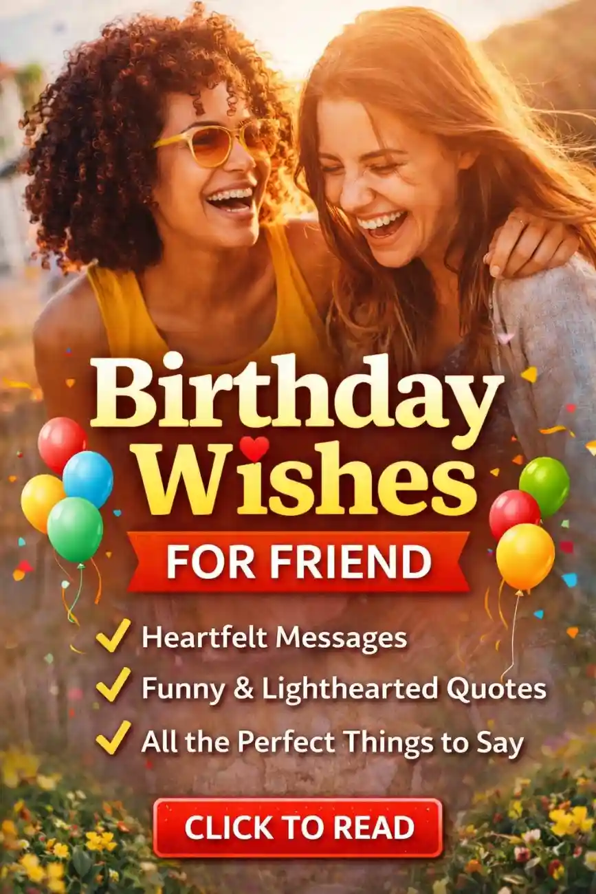 Birthday Wishes for a Friend